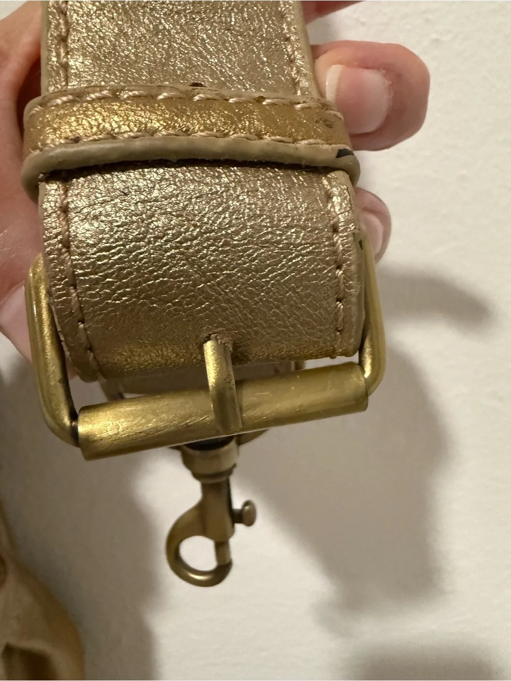 Big Buddha Metallic Gold Ombré Women's Tote Shoulder Bag